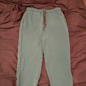 Figs medium scrub bottom jogger pant green